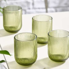 Set of 2 4 6 Coloured Glasses