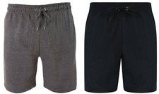 Mens Shorts Running Joggers Gym Elasticated Jersey Bottoms Boys Pockets Zip NEW