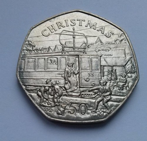 Isle man 1989 - man, 50p