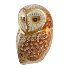 Royal Crown Derby Barn Owl Paperweight 1st Quality