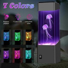 LED Jellyfish Lava Lamp Jellyfish Mood Light Colorful Aquarium Night Light Decor