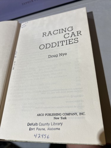 Racing car oddities doug - •,