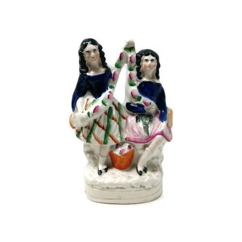 Antique staffordshire flatback - antique,
