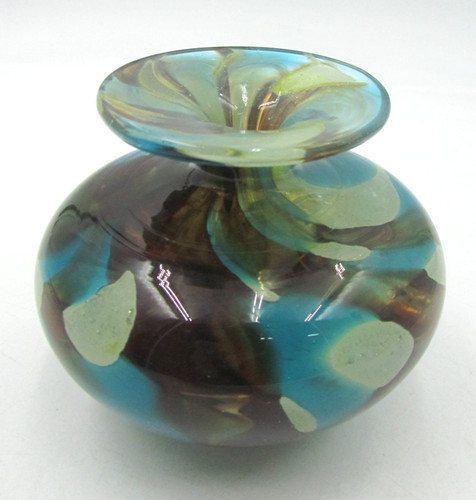 Mdina glass marble tiger - glass, marble/tiger