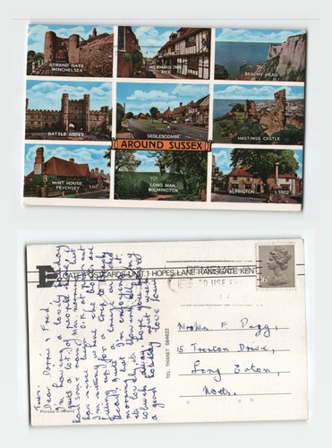 Postcard around sussex - postcard,