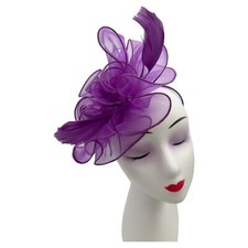 Women Fascinator Headband Clip