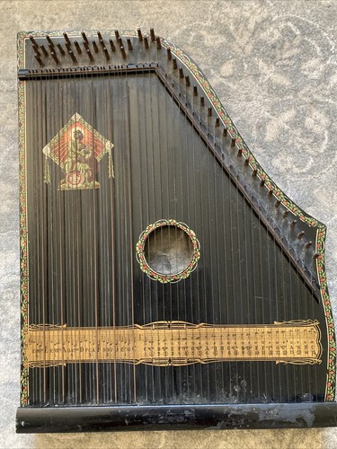 Antique mahogany zitar - antique,