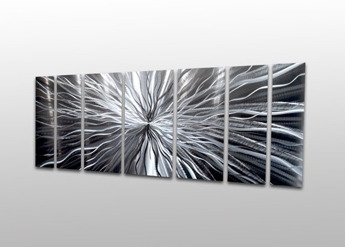 Abstract metal wall - abstract, art