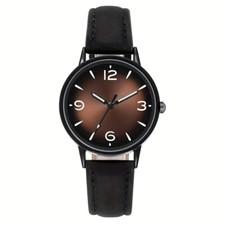 Ladies girls Fashion BLack Bronze  gradient dial Quartz watch.  Free postage.