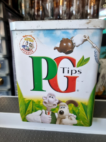 Tips tea tin caddy wallace - tips,