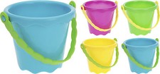 3 Quality Beach Buckets Garden