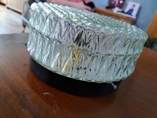 VINTAGE RETRO LIGHT 1970/80 CEILING  MID CENTURY ? GLASS By Micromark New Other.