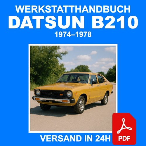 Workshop manual datsun b210 - workshop,