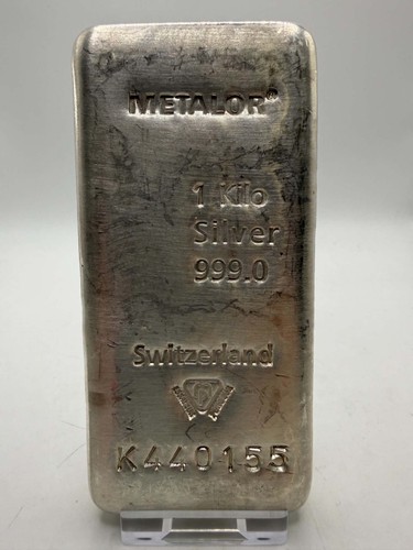 Metalor 1kg 999 fine silver - metalor,