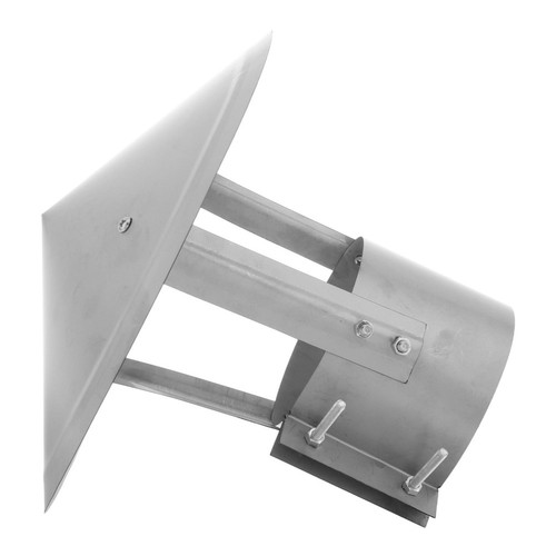 Stainless steel rain hat - steel,