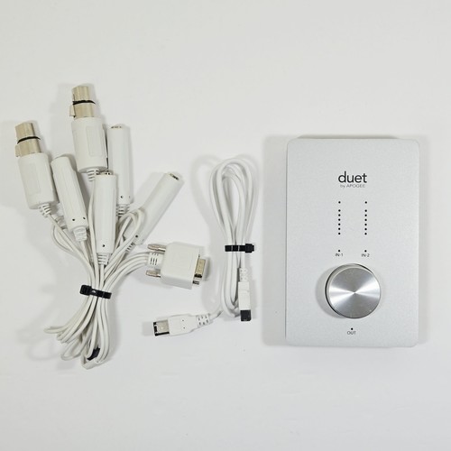 Apogee duet 2x2 - 2x2, audio
