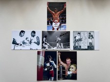 Boxing Signed 6” x 4” Photographs X6