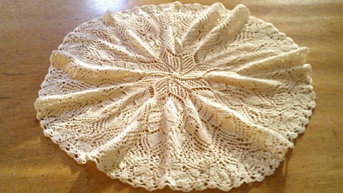 Large vintage hand knitted - hand,