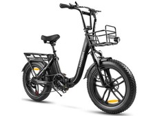 20" Commuter Bike 20*4'' Fat Tire 36V 13AH Foldable City Bike + basket -C05 ProR