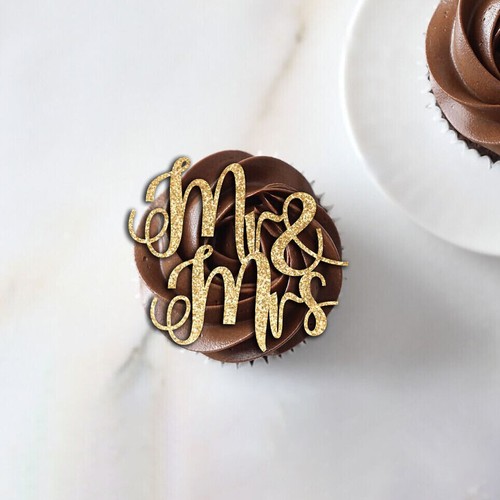 And mrs cupcake toppers - mr,
