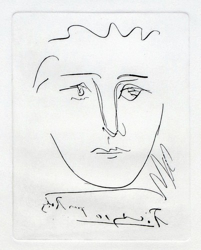 Pablo picasso pour roby - pour, plate