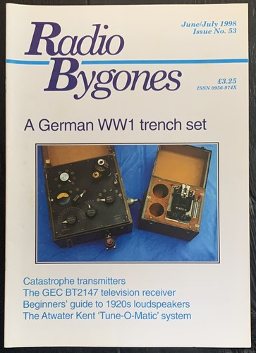 Vintage radio bygones - vintage, issue