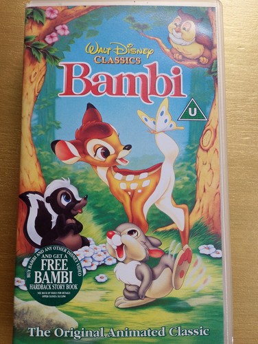 Bambi vhs brand new - bambi,