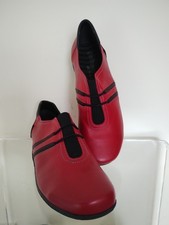 Softwaves Red Leather Trainer