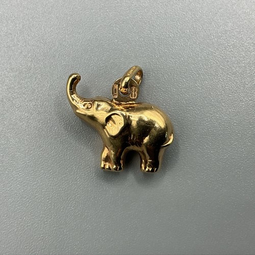 9ct gold elephant - 9ct,