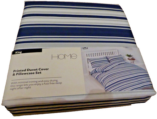 Blue white grey - blue, print