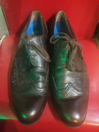 Mens leather dark - brown, mde
