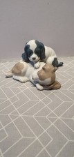 NAO By Lladro 'Two Puppies Playing' Twerp & Mikie 1983 Hand Made In Spain Vgc