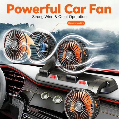 Car fan 360 adjustable - fan, 360°