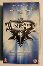 WWE Wrestlemania XX 20 VHS