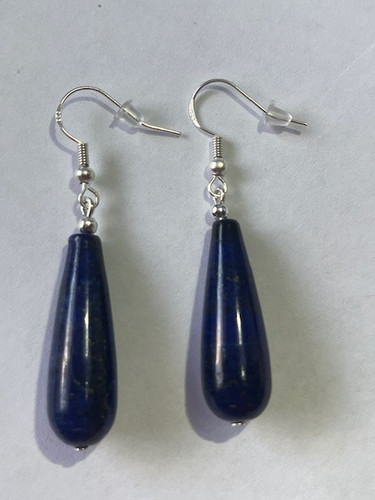 Blue lapis lazuli gem stone