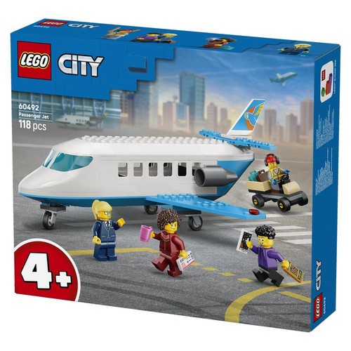 Lego city passenger - city, jet