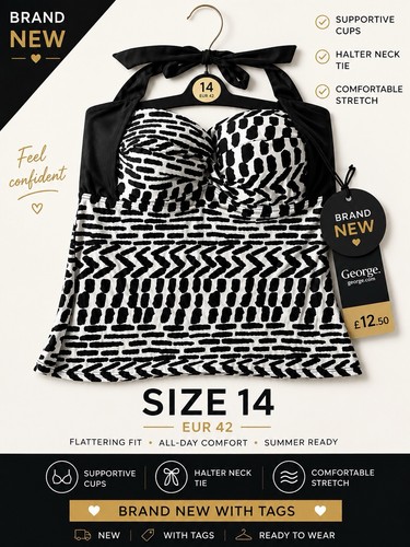 George ladies tankini top size - george,