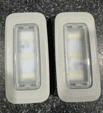 GENUINE VW TRANSPORTER T6 T5 CADDY 2 X WHITE LED REAR INTERIOR ROOF LINING LIGHT