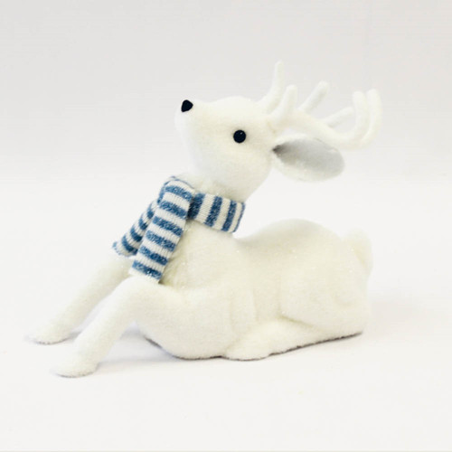 Large sitting reindeer with - sitting,