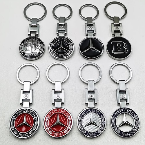 Metal car keyring pendant - car,