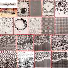 Folder Plastic Flower Template Cutting Dies Embossing Stencil Scrapbooking Album
