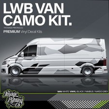 LWB Van Camo Kit I V2 UNIVERSAL CAMOUFLAGE I Sprinter Crafter Boxer AIR RELEASE