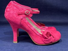 RUBY SHOO UK 5 FUSCHIA PINK MARY JANE SHOES EXCELLENT