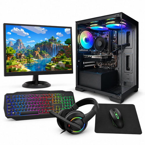 Fast gaming computer black - pc,