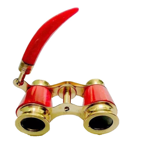 Antique binoculars brass - brass, opera