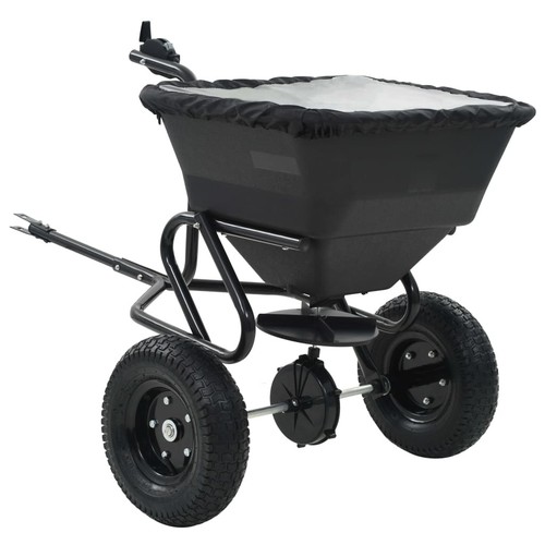 Tow behind salt spreader - salt,