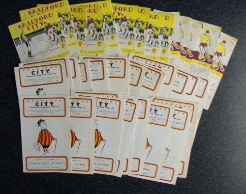 Bradford city programmes - bradford,