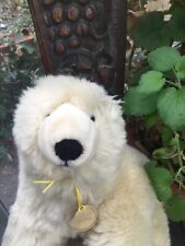 RAVENSDEn Suma Adoreable Cuddly Polar Bear With Tag Made In Rushden Uk