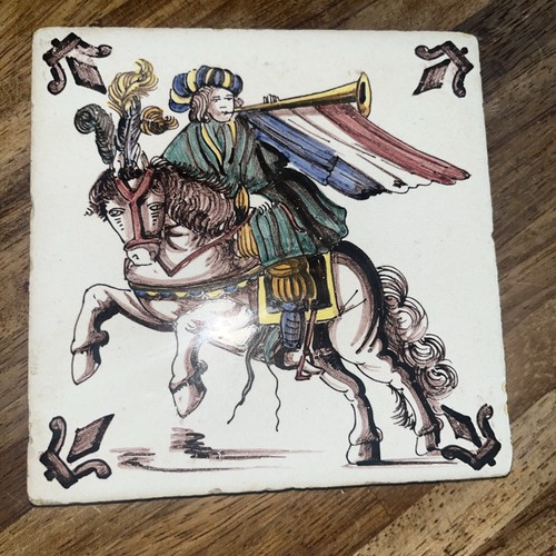 Vintage polychrome delf style - vintage,
