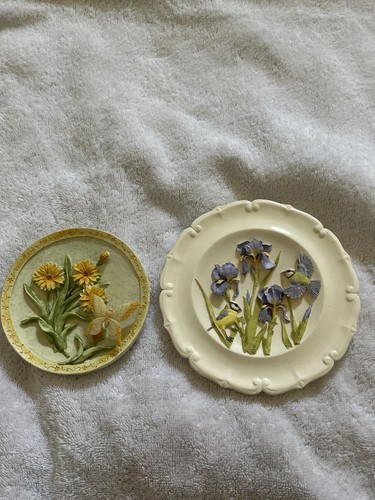 Vtg relief wall plaques - 3-d,
